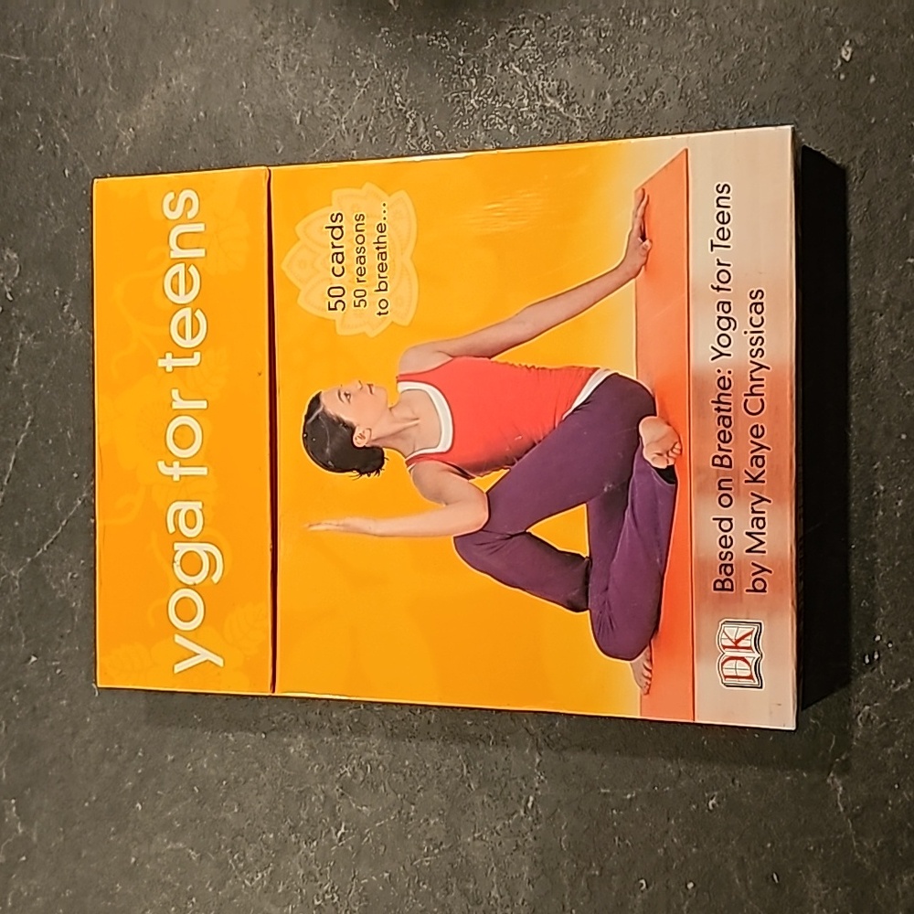 Dk large yoga for teens deck 50 cards